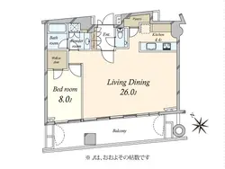 【東京都/港区虎ノ門】虎ノ門ヒルズレジデンス 間取り図