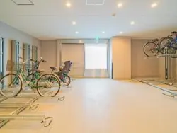 【東京都/港区新橋】ザ・パークハウス芝御成門 駐輪場