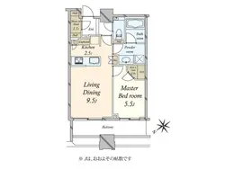 【東京都/港区虎ノ門】パークコート虎ノ門愛宕タワー 間取り図