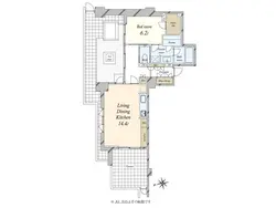 【東京都/世田谷区若林】クレヴィア三軒茶屋  間取り図