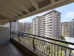 【東京都/渋谷区広尾】広尾ガーデンヒルズ イーストヒルB棟 バルコニー：北西側バルコニー