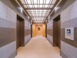 【東京都/台東区池之端】ブリリアタワー上野池之端 共用部：エレベーターホール