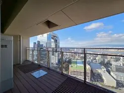 【大阪府/大阪市北区大深町】グラングリーン大阪 THE NORTH RESIDENCE バルコニー：西側