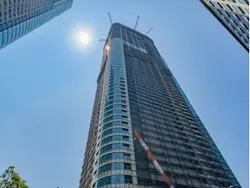 【東京都/港区麻布台】麻布台ヒルズ B1街区 建築中の外観