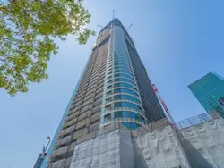 【東京都/港区麻布台】麻布台ヒルズ B1街区 建築中の外観