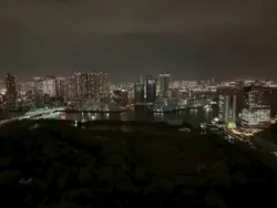 【東京都/港区東新橋】東京ツインパークス レフトウィング 室内からの眺望