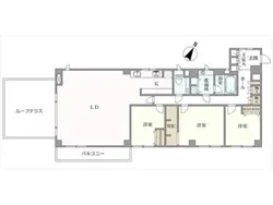 【東京都/渋谷区幡ヶ谷】ロムルスコート幡ヶ谷 間取り図