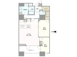 【東京都/港区三田】三田ガーデンヒルズ 間取り図