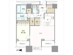 【東京都/港区高輪】高輪ザ・レジデンス 間取り図