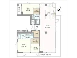 【東京都/渋谷区東】HILLPEAK　TOKIWAMATSU 間取り図