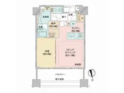 【東京都/港区白金】白金ザ・スカイ東棟 間取り図