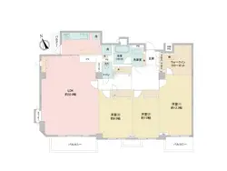 【東京都/港区白金】白金三光坂パーク・マンシヨン 間取り図