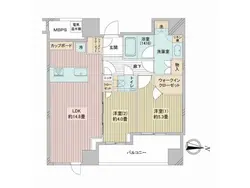 【東京都/千代田区四番町】ブランズ四番町 間取り図