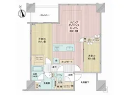 【東京都/港区白金】白金ザ・スカイ東棟 間取り図
