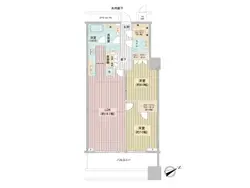 【東京都/港区三田】三田ガーデンヒルズウエストヒル 間取り図