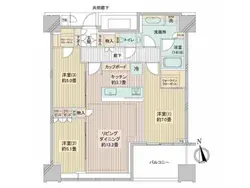 【東京都/港区白金】白金ザ・スカイ 間取り図