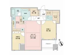 【東京都/港区三田】シティタワー麻布十番 間取り図