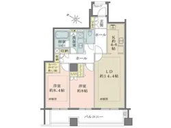 【東京都/千代田区三番町】ホーマット三番町 間取り図