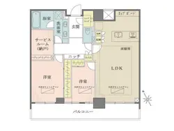 【東京都/港区芝浦】GLOBAL FRONT TOWER 間取り図