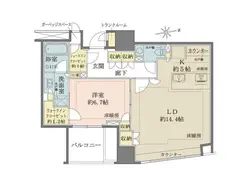 【東京都/千代田区三番町】ザ・パークハウスグラン三番町26 間取り図