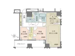 【東京都/千代田区富士見】ブランズ千代田富士見 間取り図