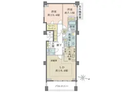【東京都/港区赤坂】パークハウス赤坂新坂 間取り図