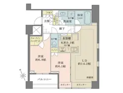 【東京都/港区麻布台】グランスイート麻布台ヒルトップタワー 間取り図