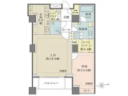 【東京都/港区麻布台】麻布台パークハウス 間取り図
