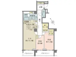 【東京都/渋谷区上原】ザ・パークハウス上原 間取り図