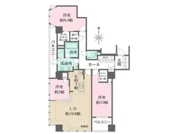 【東京都/千代田区麹町】パークハウス麹町プレイス 間取り図