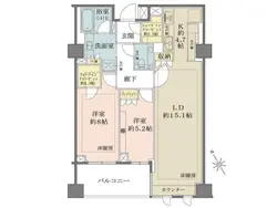 【東京都/渋谷区元代々木町】ザ・パークハウス代々木上原 間取り図