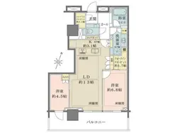 【東京都/千代田区三番町】パークコート三番町ヒルトップレジデンス 間取り図