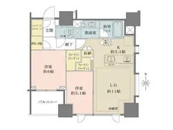 【東京都/港区白金】シティタワー白金 間取り図