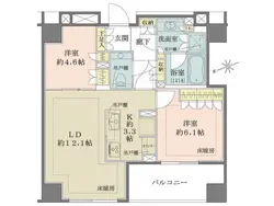 【東京都/千代田区三番町】ザ・パークハウスグラン三番町 間取り図