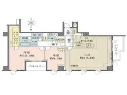 【東京都/渋谷区大山町】ザ・パークハウス代々木大山 間取り図