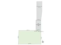 【東京都/渋谷区広尾】渋谷区広尾3丁目 古家付き土地 区画図