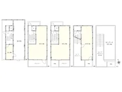 【東京都/港区三田】港区三田5丁目戸建 間取り図