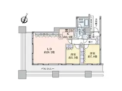 【東京都/千代田区飯田橋】東京レジデンス 間取り図