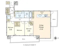 【東京都/中央区晴海】パークタワー晴海　 間取り図