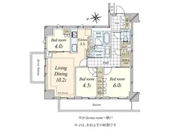 【東京都/港区白金台】アトラス白金台レジデンス 間取り図