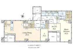 【東京都/渋谷区神宮前】プラウド神宮前 間取り図