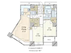 【東京都/港区高輪】高輪ザ・レジデンス　 間取り図