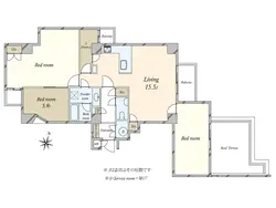 【東京都/千代田区三番町】サンハイム三番町 間取り図