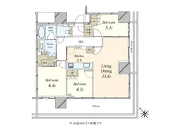 【東京都/港区虎ノ門】ウェリスタワー愛宕虎ノ門 間取り図