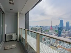 【東京都/港区東新橋】東京ツインパークス ライトウイング バルコニー