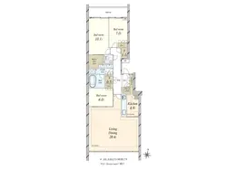 【東京都/世田谷区太子堂】グランドヒルズ三軒茶屋ヒルトップガーデン 間取り図