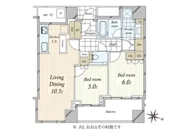 【東京都/千代田区四番町】ブランズ四番町 間取り図