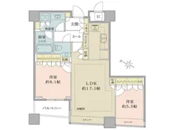 【東京都/港区赤坂】パークコート赤坂ザタワー 間取り図