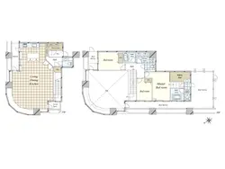 【東京都/港区虎ノ門】パークコート虎ノ門愛宕タワー 間取り図