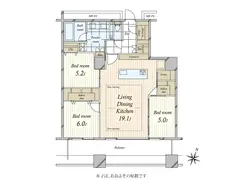 【東京都/千代田区飯田橋】東京レジデンス 間取り図